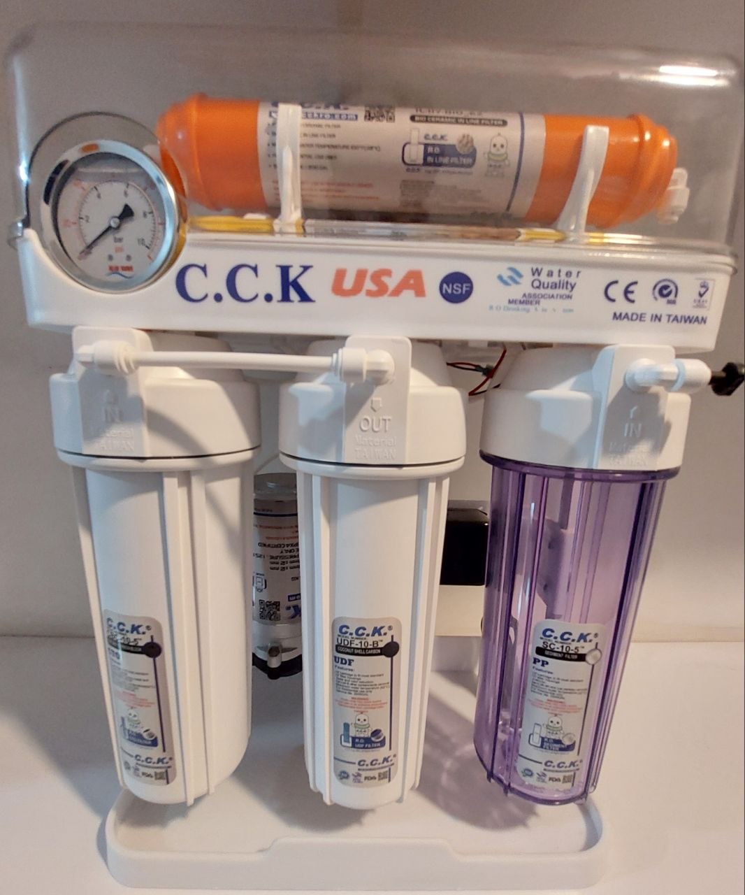 دستگاه تصفیه آب 7 مرحله CCK اصل تایوان شرکتی(مدل AD-2412)